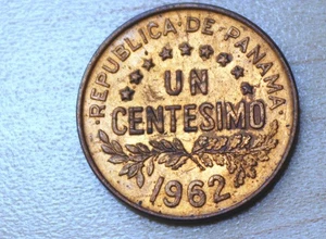1962 Panama 1 Centesimo Royal British Mint - Bild 1 von 2