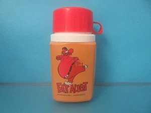 Fat Albert PLASTIC THERMOS ONLY 1973 ALADDIN INDUSTRIES KING-SEELEY W/ LID - Picture 1 of 15