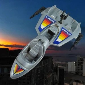 Vintage Laser Force space Fighter Jet Plane Vtg 1983 Retro Moon Made In Usa - Picture 1 of 14