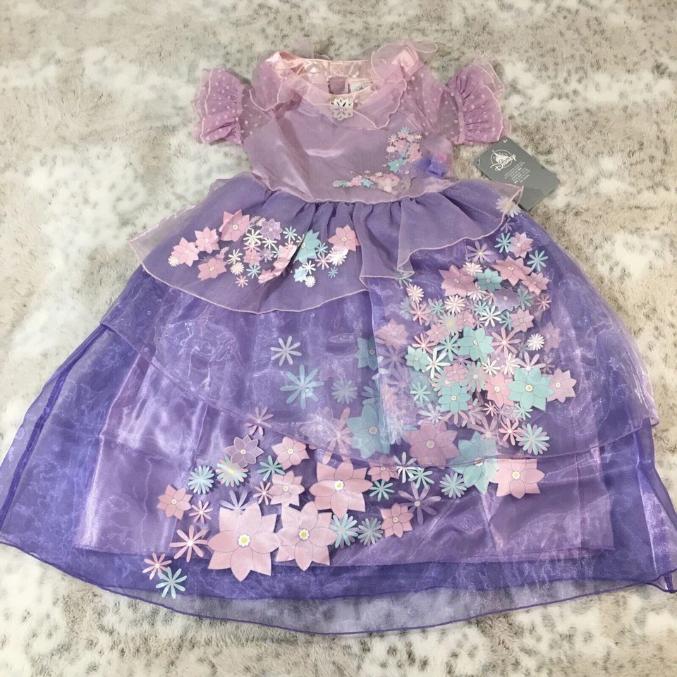 Disney Parks Isabela Madrigal Disfraz Vestido Niños 5 6 Encanto Halloween Boutique Foto 1 de 4