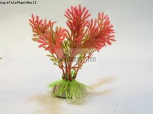 Plantas artificiales realistas de 4" pulgadas para acuario/tanque de peces (ENVÍO DESDE EE. UU.) - Imagen 1 de 1