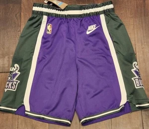 Nike Milwaukee Bucks Classic Edition Basketball Shorts - NWT - Picture 1 of 3