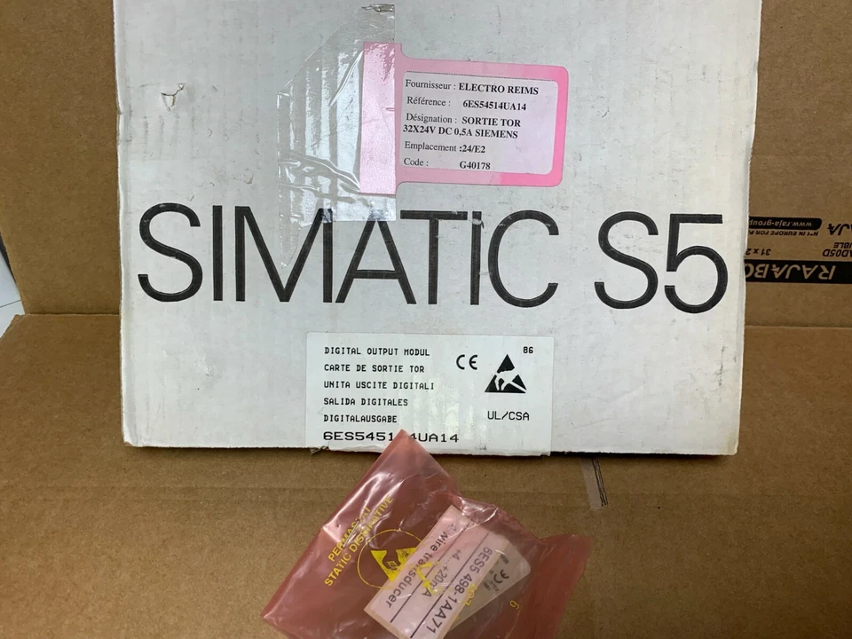 1 x SIEMENS SIMATIC S5 6ES5451-4UA14 nuevo + 6es5 498-1AA71 - Imagen 1 de 3