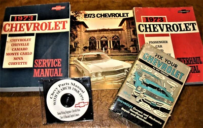 Chevrolet Corvette 1973 manual Camaro Nova Monte Carlo Impala Caprice El Camino Foto 1 de 4