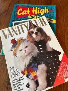 CAT HIGH THE YEARBOOK & VANITY FUR MAGAZINES CAT LOVERS COLLECTIBLES!!! - Imagen 1 de 7