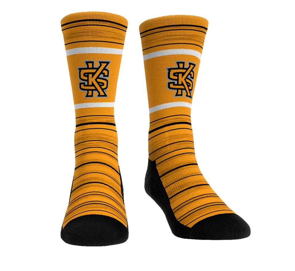 NCAA Kennesaw State Owls - Classic Lines Rock 'Em Socks - Image 1 of 1