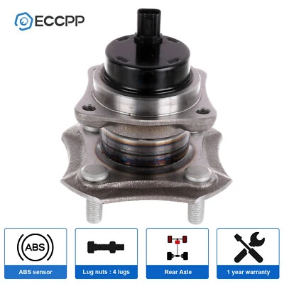 1Pc Wheel Hub Bearing Rear FWD For Toyota Prius Base Sedan 1.5L 2001 2002 2003 - Image 1 of 4