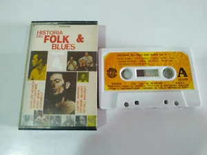 Historia Del Folk & Blues Leadbelly John Lee Hooker - Cinta Cassette - Picture 1 of 3
