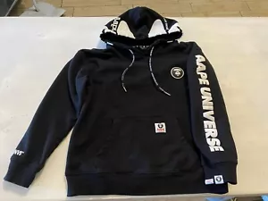Felpa con cappuccio uomo Aape By A Bathing Ape Universe maglione manica lunga M - Foto 1 di 10