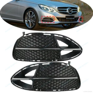 4x Front Bumper Grille Cover Trim For Mercedes Benz W212 E E250/350 E400 2014-16 - Picture 1 of 6