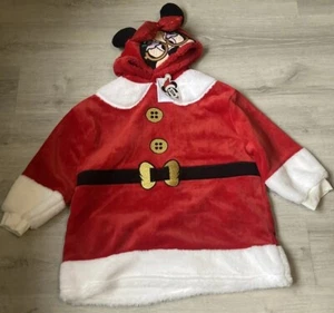 FELPA CON CAPPUCCIO DISNEY MINNIE MOUSE SNUDDIE SNOODIE OODIE NUOVA CON ETICHETTE S-M 122-140CM 6-10 ANNI NUOVA - Foto 1 di 12