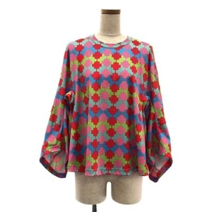 COMME des GARCONS 2024SS All-over Geometric Pattern Deconstructed shirts Tops S - Picture 1 of 7