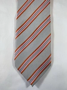 Preppy striped silk tie - Oxford by Fercar - Picture 1 of 3