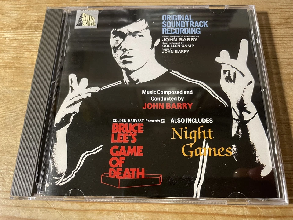 GAME OF DEATH / NIGHT GAMES (John Barry) OOP Silva Screen Soundtrack Score CD EX - Image 1 of 2