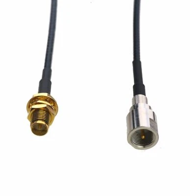 RF Cable FME male to RP-SMA female nut bulkhead RG316 6"~10FT GPS TV antenna - Image 1 of 4