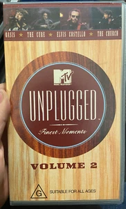 MTV Unplugged : Finest Moments Volume 2 VHS VIDEO TAPE (music / Oasis and more) - Picture 1 of 6