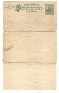 Usa: Letter sheet envelope with response full defect. US131/ - Picture 1 of 1