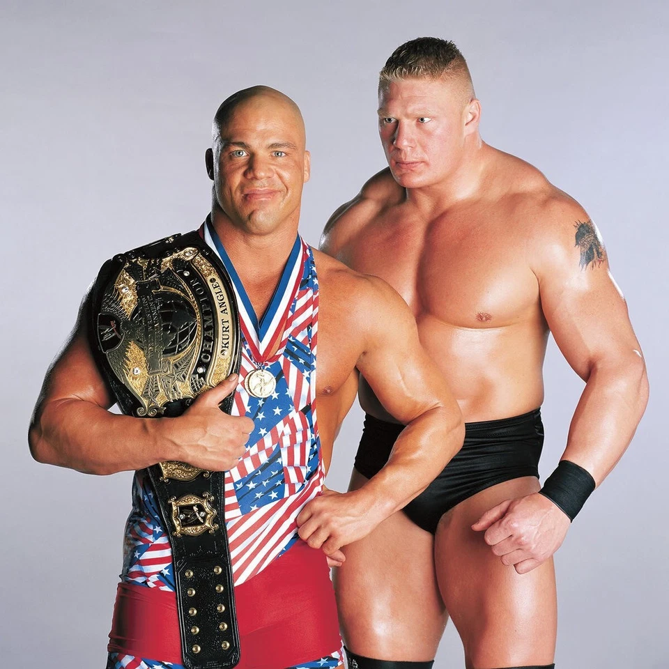 KURT ANGLE 8x10 COLOR PHOTO ROH ECW WWE NXT AEW IMPACT  - Image 1 of 1