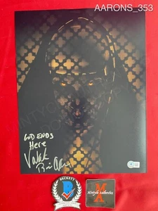 Bonnie Aarons The Nun signed 11x14 photo Valak The Conjuring Beckett COA - Picture 1 of 6