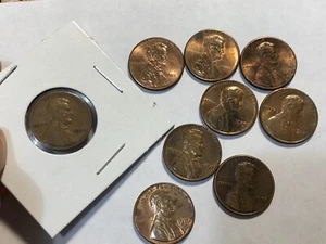 Lot of 9 Lincoln Cents 1926, 1967, 1970, 1976, 1978, 1979, 1990, 1997 &2007 - Picture 1 of 6
