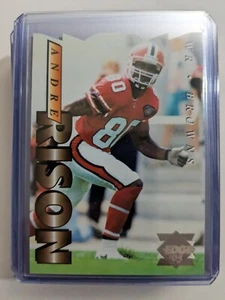 🏆 1995 Collectors Edge Silver Die-Cut ANDRE RISON #46 CLEVELAND BROWNS - Picture 1 of 2