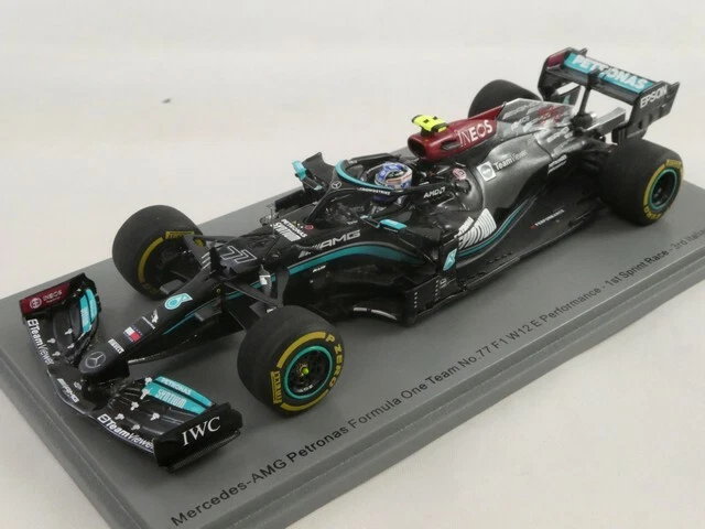 Mercedes AMG F1 W12 Valtteri Bottas Formel 1 Italien 2021 1 43 Spark 7691 NEU