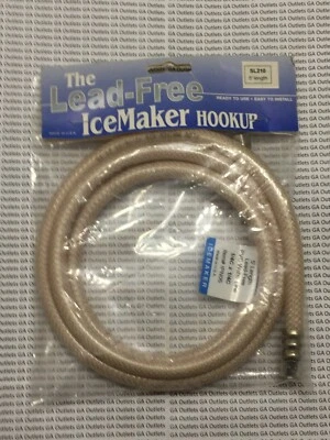 NUEVO NDA Ice Maker Hook Up 5' Manguera Sin Plomo 1/4C X 1/4C SL210 Foto 1 de 3