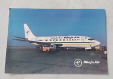 PAKISTAN BHOJA AIR *BOEING 737-200* AIRLINE ISSUED POSTCARD LOT 2