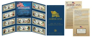 AMERICANA Set of 10 Legal Tender Colorized $2 Bills *LICENSED* Elvis Lucy & More - Picture 1 of 1
