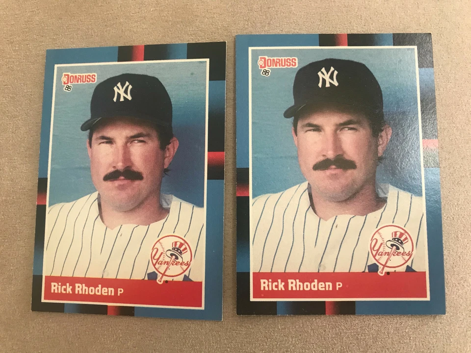 1988 Donruss Baseball Card #128 Rick Rhoden New York Yankees NMMT Free Shipping! - Image 1 of 1