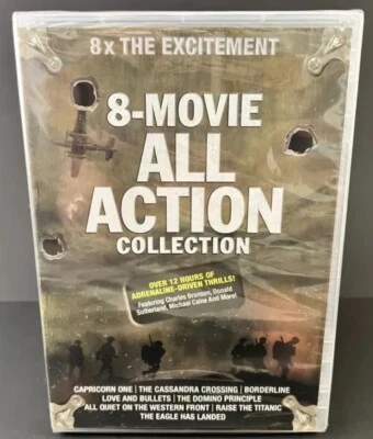 8-Movie All Action Collection DVD Set FACTORY SEALED - NEW! - Image 1 of 3
