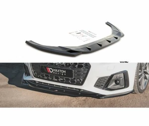 Labio de alerón CUP NEGRO para Audi A5 F5 S-Line S5 FL alerón delantero espada V1 - Imagen 1 de 7