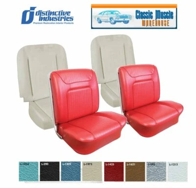 1964 Impala SS Front Bucket Seat Upholstery & Foam in Your Choice of OEM Color  - Image 1 of 2