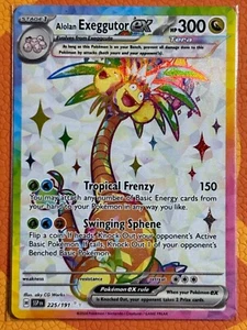 Alolan Exeggutor ex 225/191 Sv08: Surging Sparks Holo - Picture 1 of 4