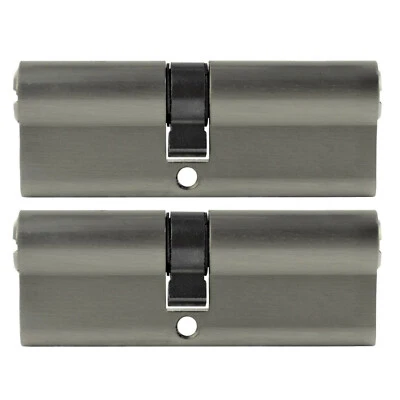 LÖWEN SICHERHEIT 2x Profilzylinder 85 mm 40/45 +5 Schlüssel Zylinder Schloss Gleichschließend