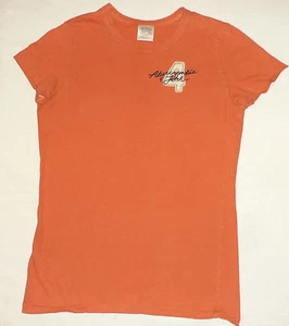 ABERCROMBIE & FITCH SHORT SLEEVE ORANGE T-SHIRT SIZE M K#8436 - Picture 1 of 6
