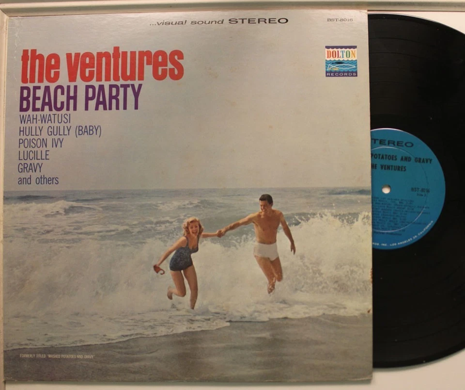 The Ventures Lp Beach Party On Dolton - Vg++/ Vg++ Foto 1 de 1