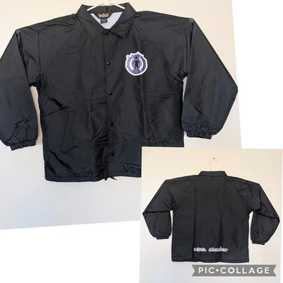 Chaqueta cortavientos vintage Y2K Coal Chamber XL entrenadores nu-metal castaño rojizo nueva en stock Foto 1 de 4