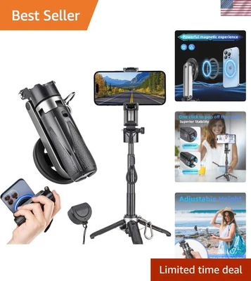 Magsafe Portable Tripod and Selfie Stick - Compact, Lightweight, 360° Rotation - Image 1 of 4