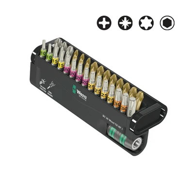 WERA 05057436001 Bit-Check 30 Wood TX HF 1, 30 pieces - Image 1 of 4