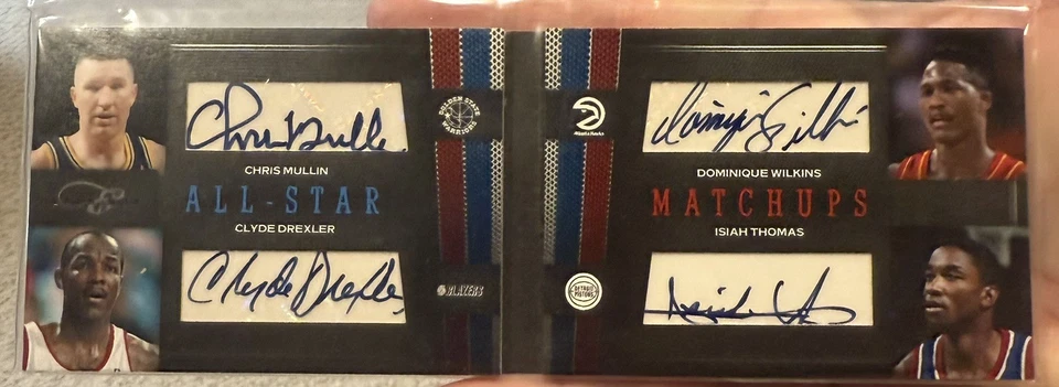 Caja negra Quad Auto Isiah Thomas/Dominique Wilkins/Clyde Drexler/C. 2011 Mullin  Foto 1 de 4