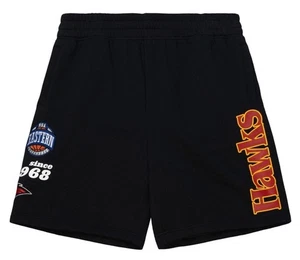 Atlanta Hawks NBA Herren Mitchell & Ness schwarz Team Origins Fleece Shorts, S - Bild 1 von 8