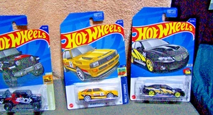NEU - 3 HOT WHEELS -PONTIAC GTO,'84 AUDI QUATTRO,JEEP GLADIATOR - SAMMLERSTÜCK - Bild 1 von 2