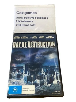 Category 6 Day Of Destruction Dvd Region 4 Mini Series Randy Quaid Disaster Film - image 1 of 4
