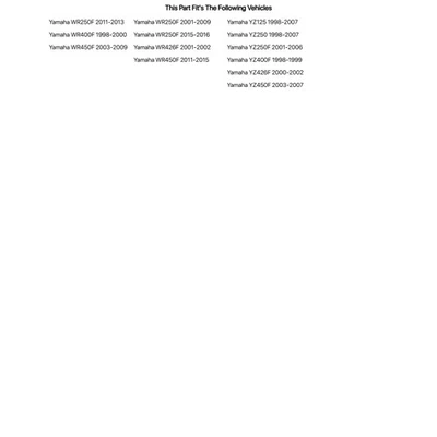 Kit de rotor de freno de tifón flotante de gran tamaño Tusk, delantero 270 mm para Yamaha WR400F Foto 1 de 4