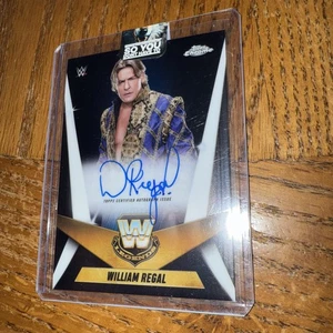 WWE William Regal Legendary Base On-Card Legend Auto - 2025 Topps Chrome - Picture 1 of 2