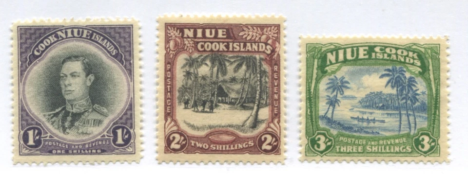 Niue KGVI 1938 set mint o.g. hinged — 第 1/1 张图片