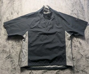 Nike Golf 1/4 Zip Pullover Men's Size Large Black/Gray Storm Fit - Picture 1 of 13