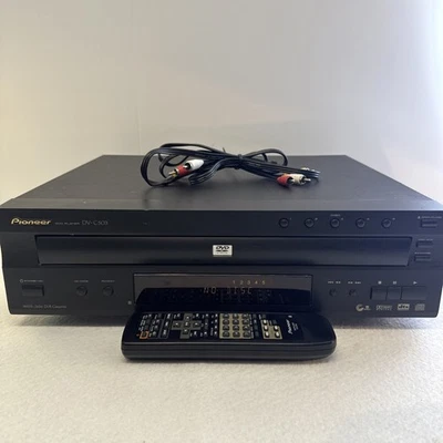 Pioneer DV-C503 5 Disc CD/DVD Changer-With Remote- Tested Works See Des Tray  - Image 1 of 4