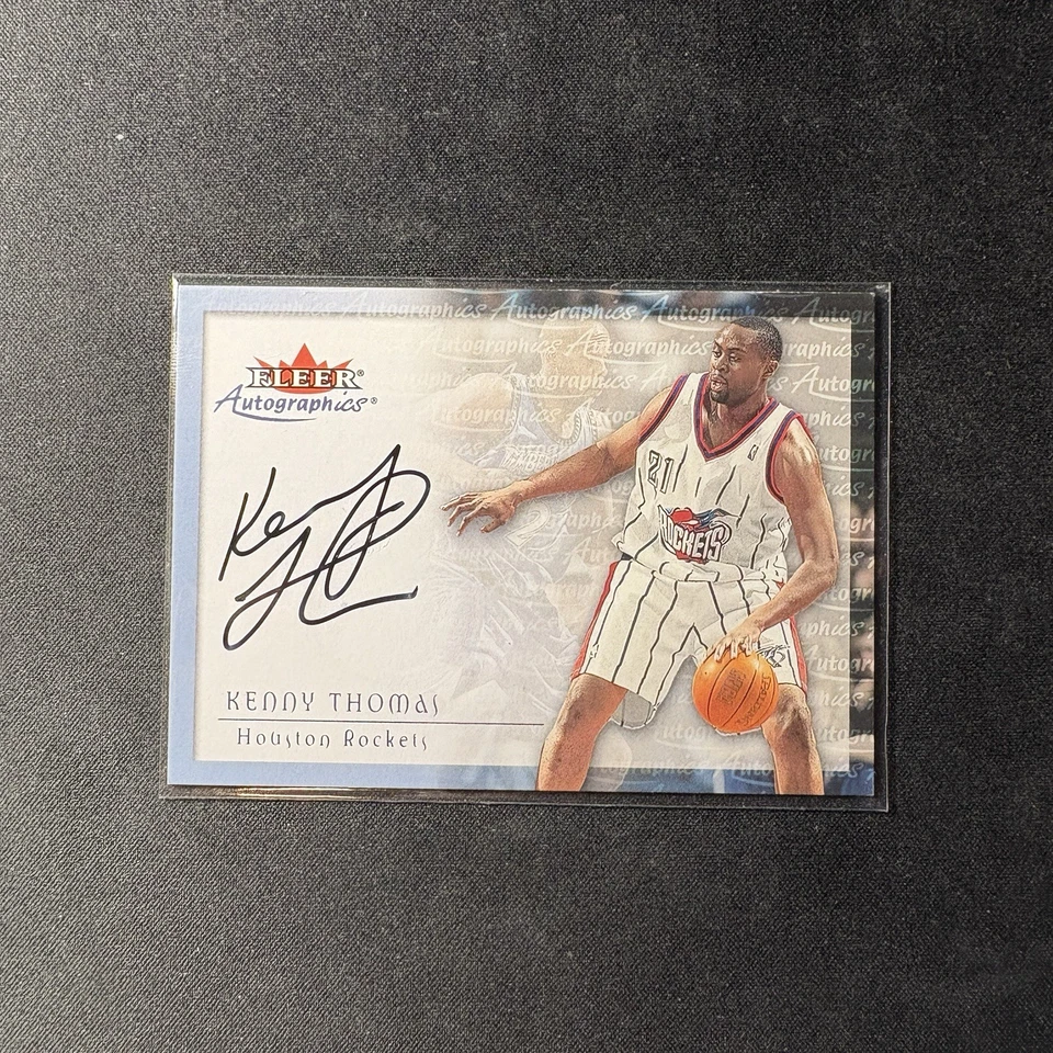 Autógrafos de Kenny Thomas 2000-01 Fleer Basketball Tradition #NNO automático Foto 1 de 2